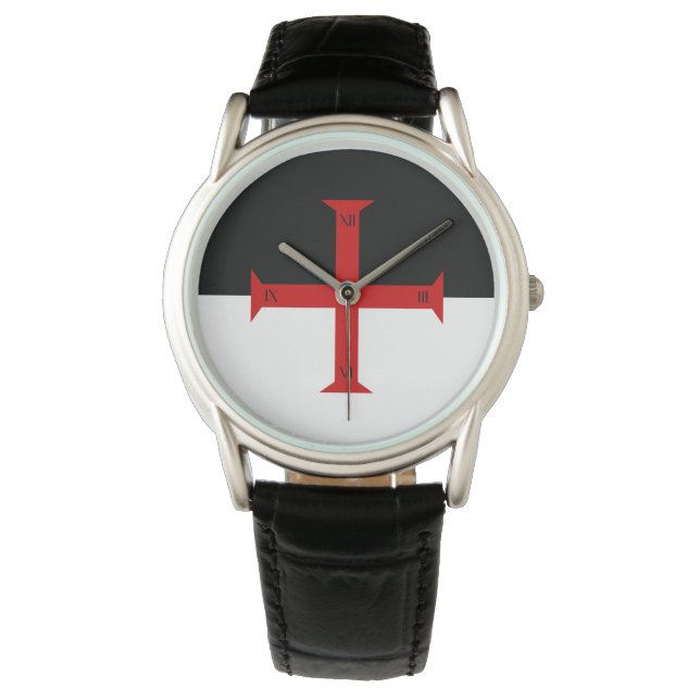 Flag of the Knights Templar Watch (Front)