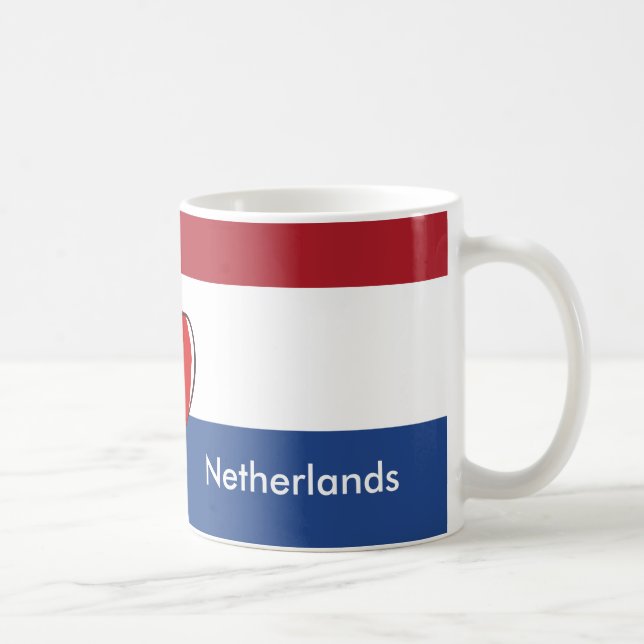 Flag of the Netherlands Coffee Mug (Right)