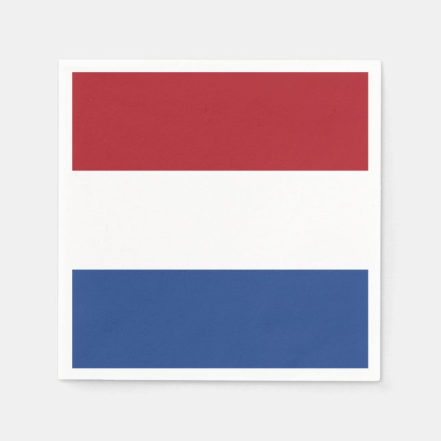 Flag of the Netherlands Paper Napkins (Front)