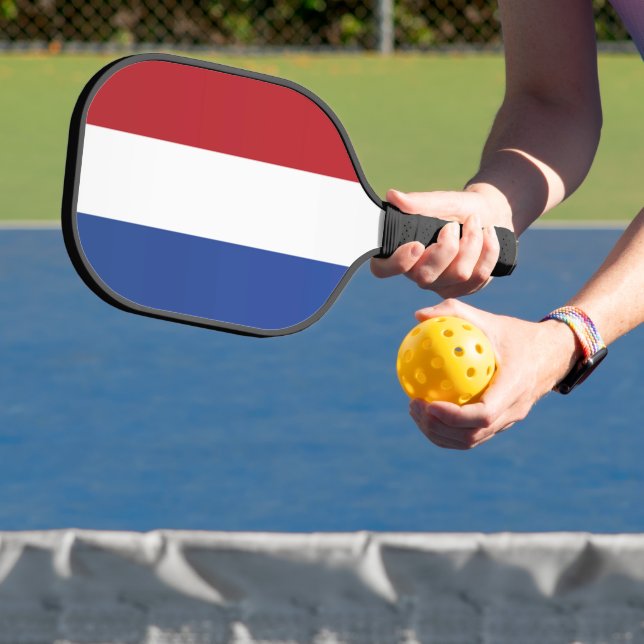 Flag of the Netherlands Pickleball Paddle (Insitu)