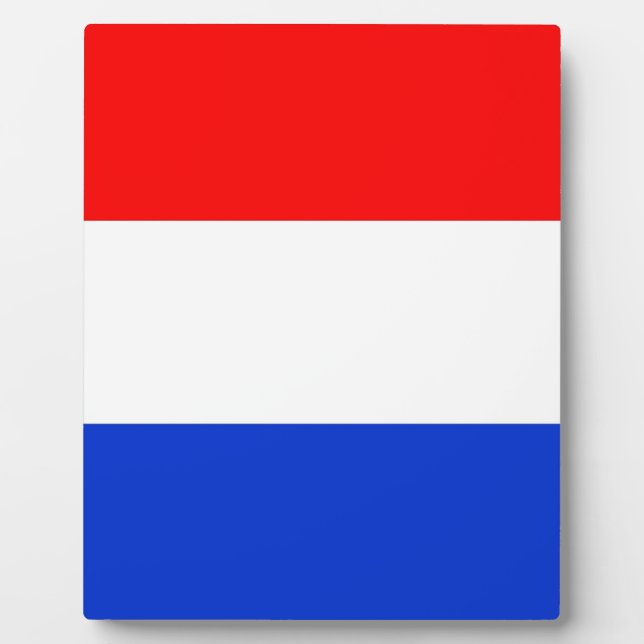 Flag of the Netherlands Plaque (Front)