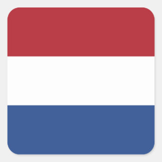 Flag of the Netherlands Square Sticker