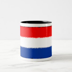 Flag of the Netherlands Two-Tone Coffee Mug