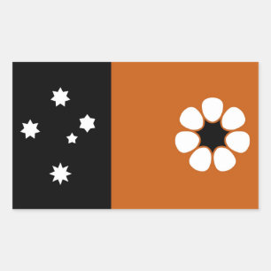 Flag of the Northern Territory (AUSTRALIA) Rectangular Sticker
