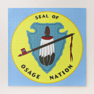 Flag of the Osage Nation Jigsaw Puzzle
