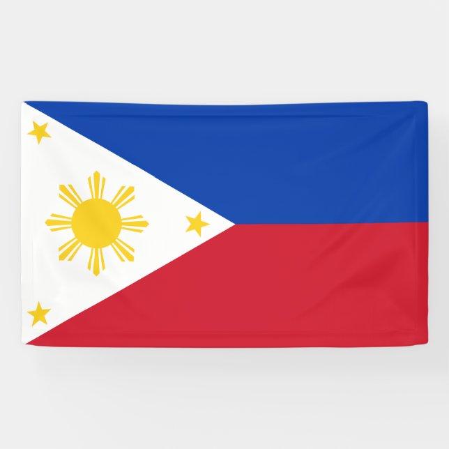 Flag of the Philippines Banner (Horizontal)