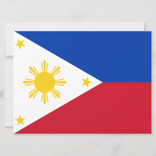 Flag of the Philippines Card