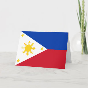 Flag of the Philippines Card
