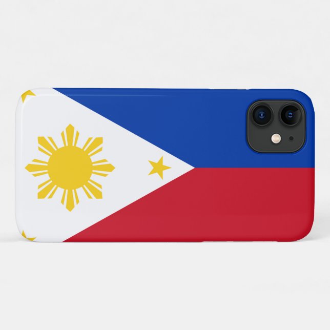 Flag of the Philippines Case-Mate iPhone Case (Back (Horizontal))