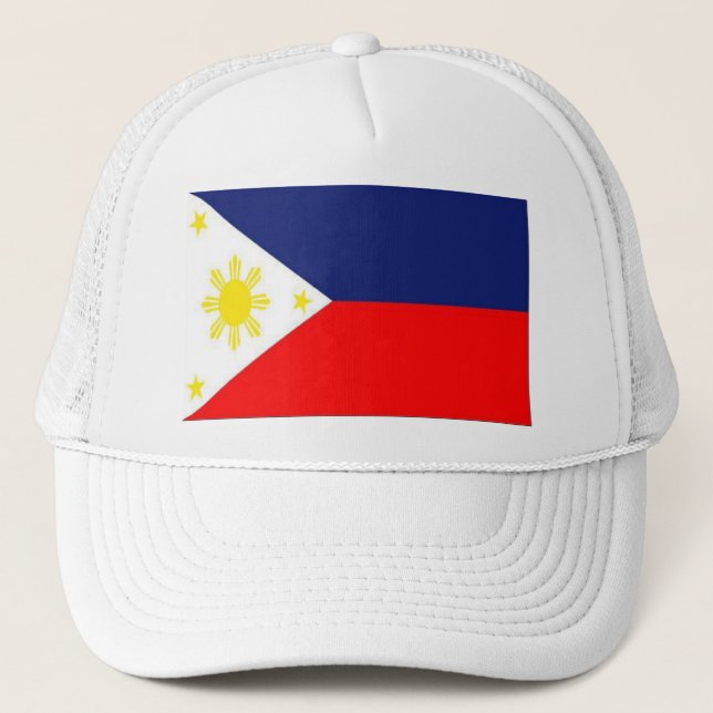 Flag of the Philippines - Customised Trucker Hat (Front)