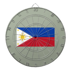 Flag of the Philippines Dartboard