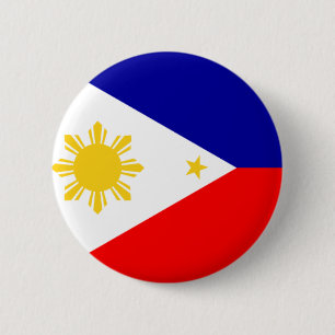 Flag_of_the_Philippines_(navy_blue).svg 6 Cm Round Badge