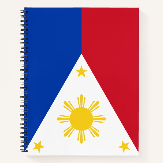 Flag of the Philippines Notebook (Front)