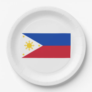 Flag of the Philippines Paper Plate