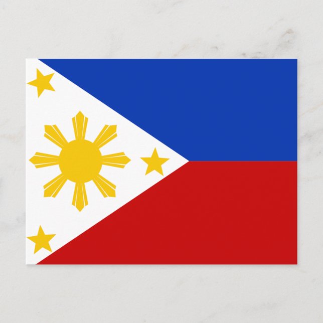 Flag of the Philippines Postcard (Front)