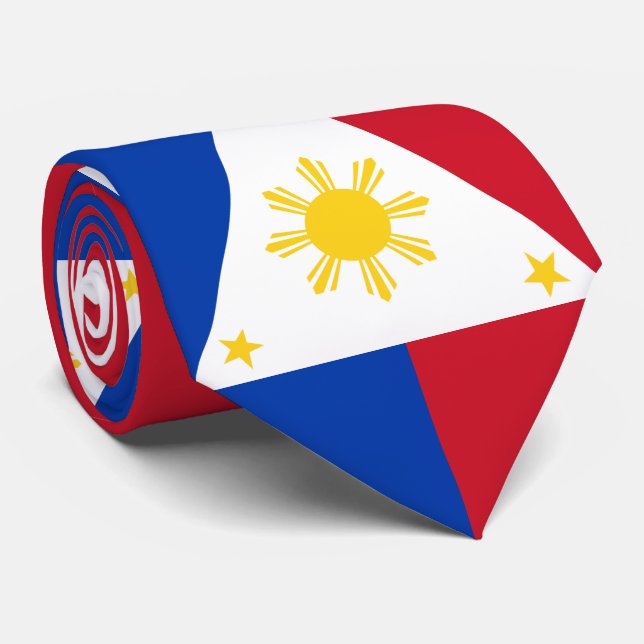 Flag of the Philippines Tie (Rolled)
