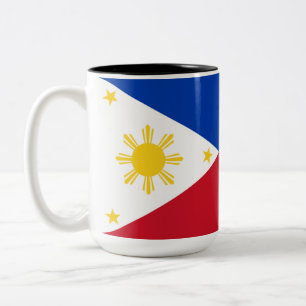 Flag of the Philippines Two-Tone Coffee Mug