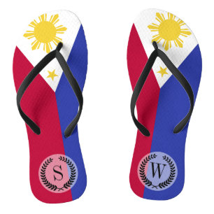 Flag of the Phillipines Flip Flops