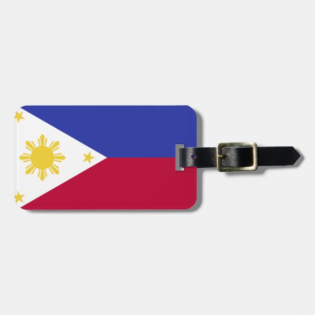 Flag of the Phillipines Luggage Tag (Front Horizontal)