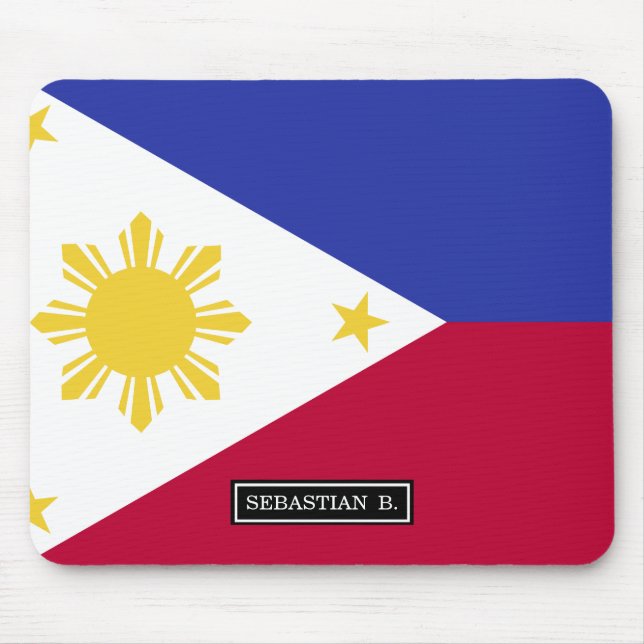 Flag of the Phillipines Mouse Mat (Front)