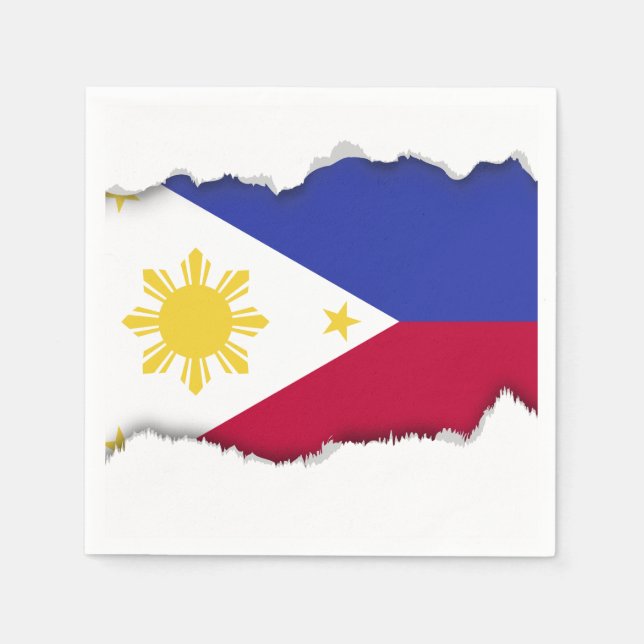 Flag of the Phillipines Napkin (Front)