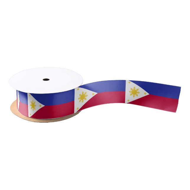 Flag of the Phillipines Satin Ribbon (Spool)