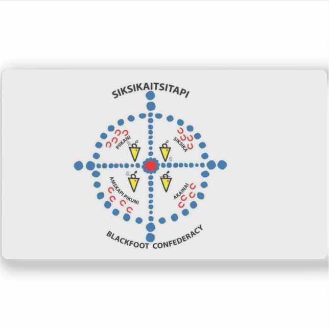 Flag of the Piegan nation, Blackfeet Confederacy (Front)