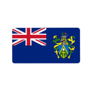Flag of the Pitcairn Islands  Labels