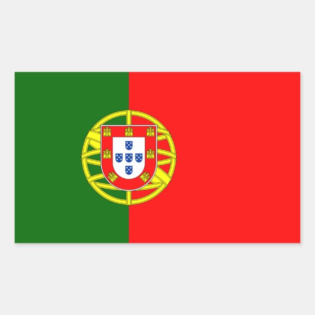 Flag of the Portugal Sticker (Front)
