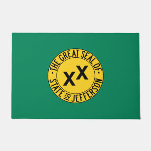 Flag of the Proposed State of Jefferson Doormat
