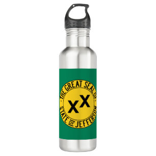 Flag of the Proposed U.S. State of Jefferson 710 Ml Water Bottle