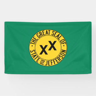 Flag of the Proposed U.S. State of Jefferson Banner
