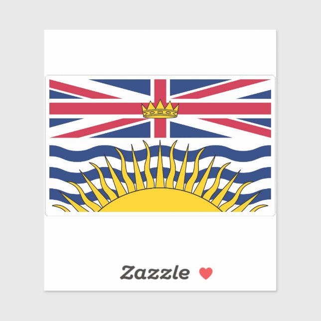 Flag of the province of British Columbia (Sheet)