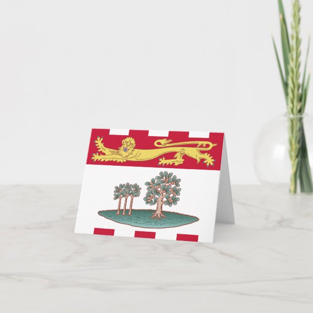 Flag of the province of Prince Edward Island Card (Front)