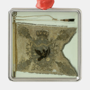 Flag of the Prussian Infantry under Frederick Metal Tree Decoration