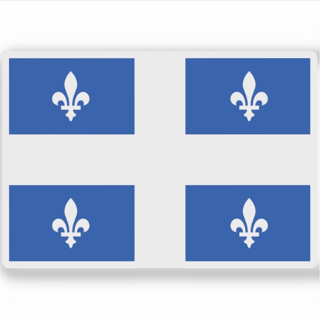Flag of the Quebec province, Canada (Front)