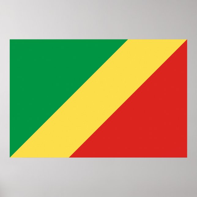 Flag of the Republic of the Congo Poster (Front)