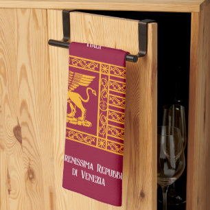 Flag of The Republic of Venice Tea Towel