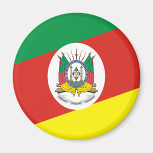 Flag of the Rio Grande Do Sul Magnet