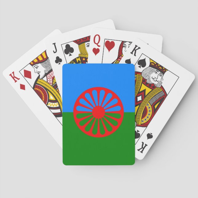 Flag of the Romani people Playing Cards (Back)