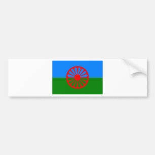Flag of the Romani people - Romani flag Bumper Sticker