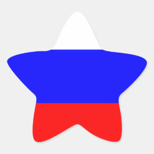 Flag of the Russian Federation - Флаг России Star Sticker