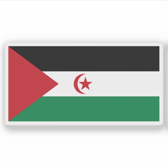 Flag of the Sahrawi Arab Democratic Republic (Front)
