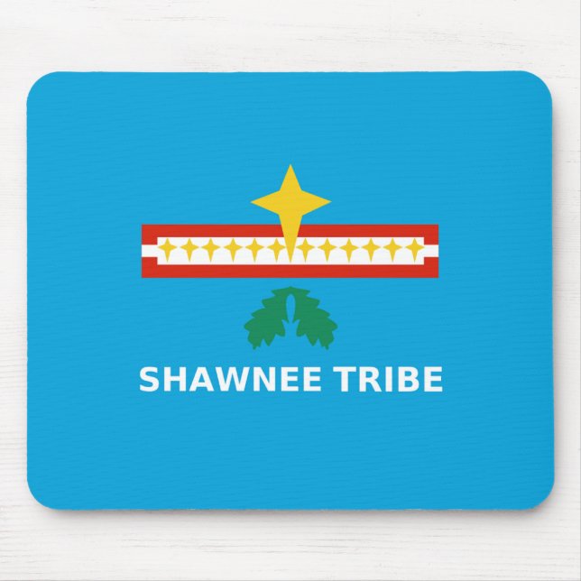 Flag of The Shawnee Tribe Mouse Mat (Front)