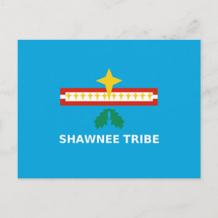 Flag of The Shawnee Tribe of Oklahoma Postcard