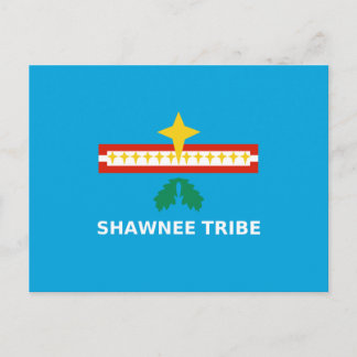 Flag of The Shawnee Tribe of Oklahoma Postcard