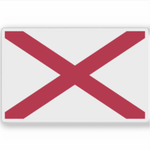 Flag of the state of Alabama, USA