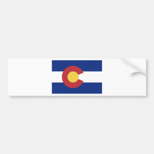 Flag of the State of Colorado Bumper Sticker