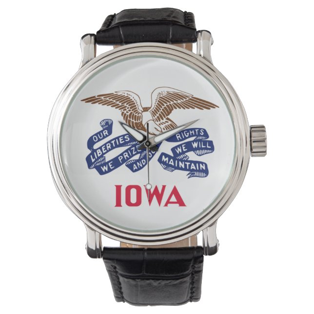 Flag of the state of Iowa Watch (Front)