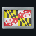 Flag of the state of Maryland Belt Buckle<br><div class="desc">Flag of the state of Maryland</div>